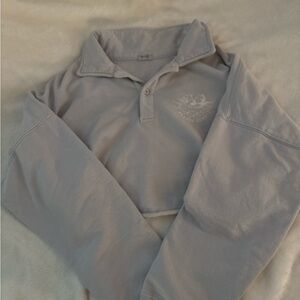 Brandy Melville Gray Cropped Sweater